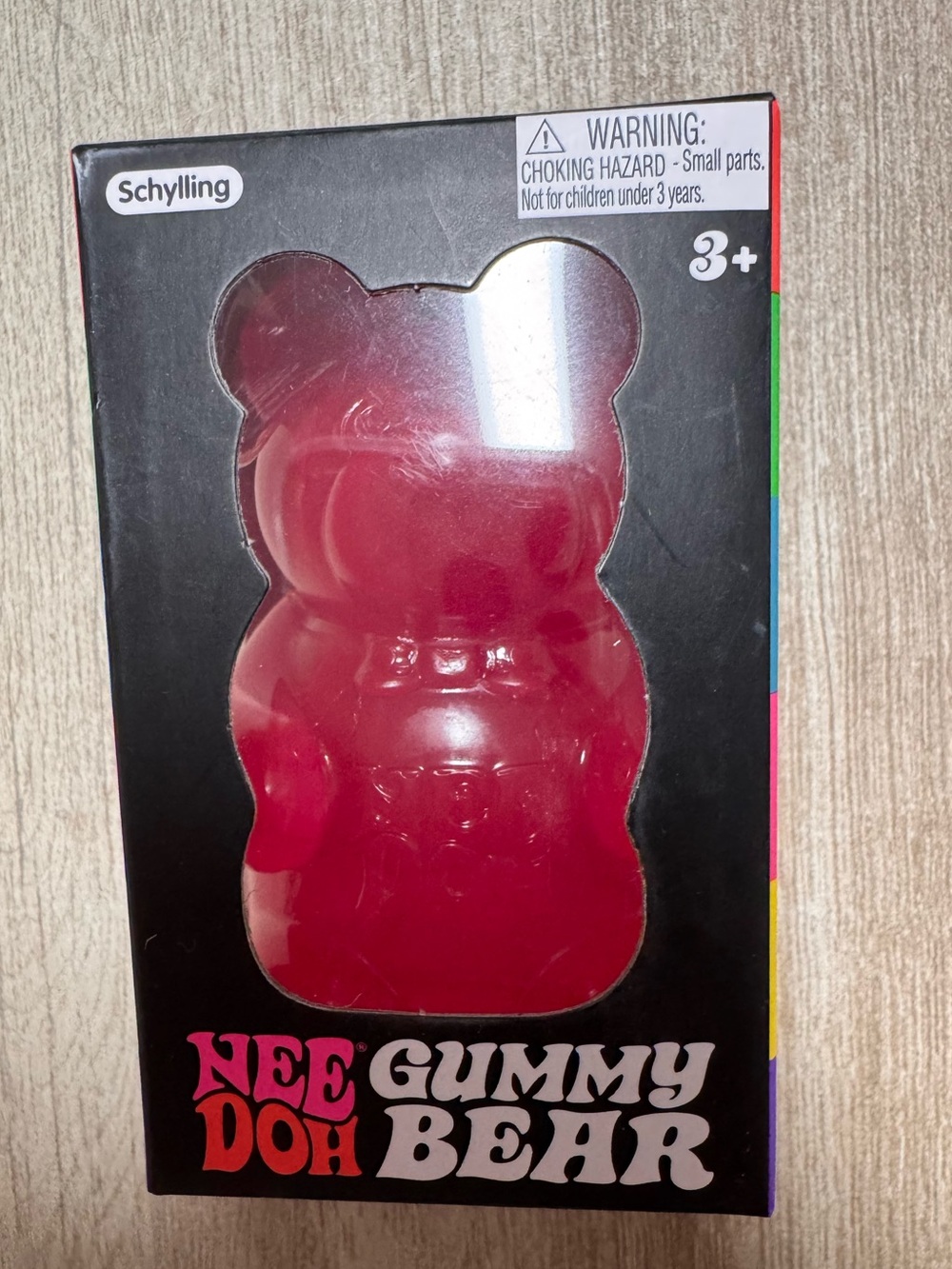 Pink NeeDoh Gummy Bear